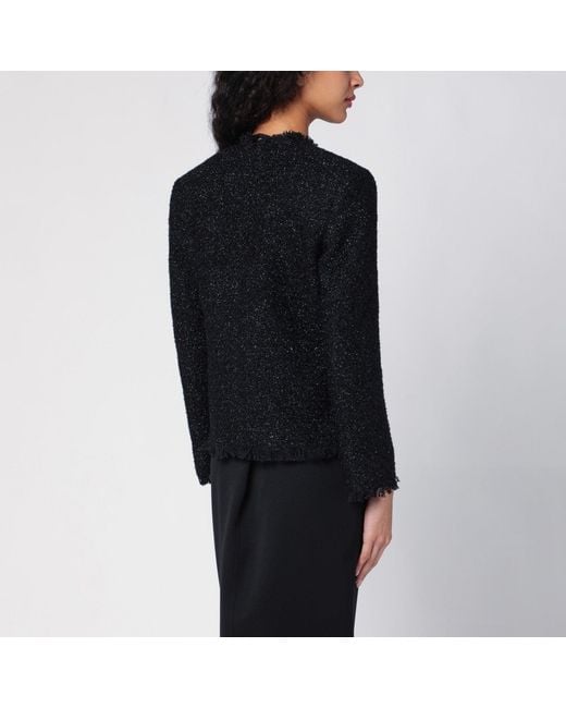 Givenchy Black Tweed And Lurex Jacket