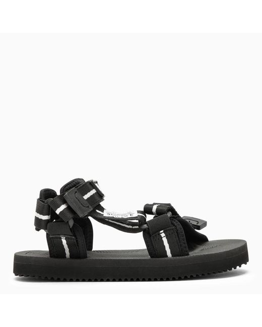 Palm Angels Schwarze Sandalen X Suicoke Aus Nylon in Black für Herren