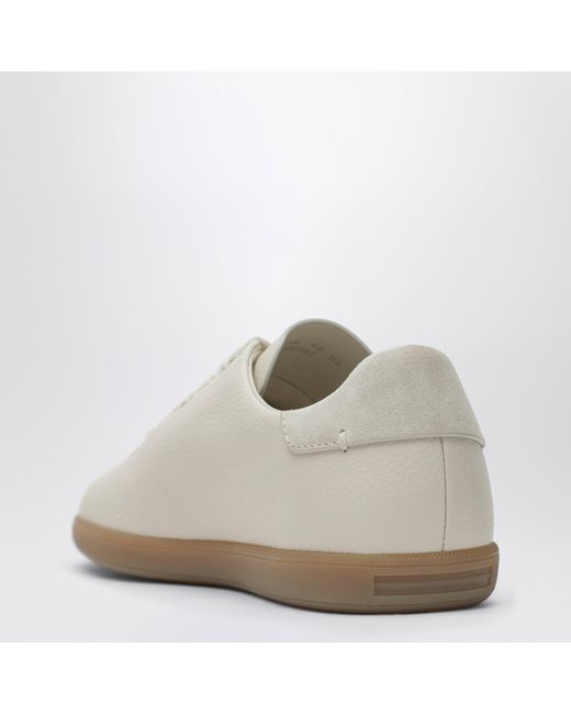 Zegna White 232 Leather Sneakers for men