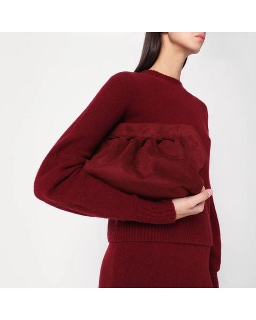 THEMOIRÈ Red Mittlere Bios Clutch