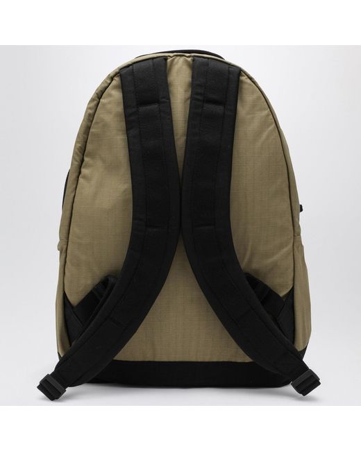 Stone Island Green Military Cotton Ripstop Backpack for men