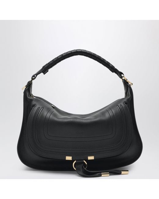 Chloé Black Small Marcie Leather Bag