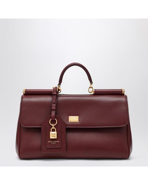 Sac À Main My Sicily En Cuir Dolce & Gabbana en coloris Purple