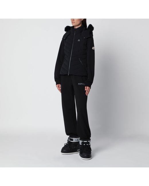 Moose Knuckles Black Elora Nylon Padded Vest
