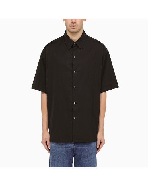 Studio Nicholson Black Navy Oversize Short-sleeves T-shirt for men