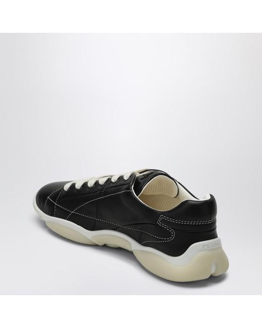 Sneakers nera in nappa di Prada in Black