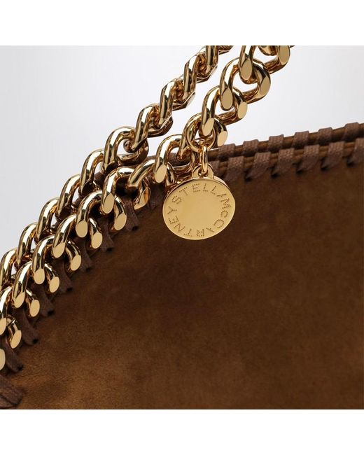 Stella McCartney Brown Mini Falabella Tote Bag