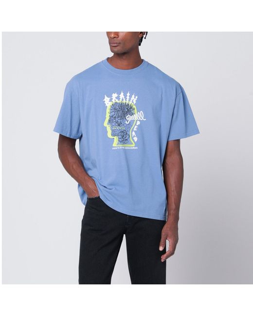 Brain Dead Blue Light Ringing Ear T Shirt for men
