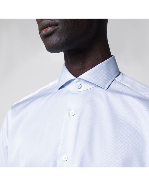 Xacus White Travel Tailor Fit Shirt for men