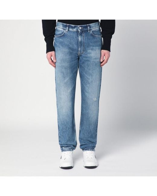 Givenchy Blue Faded Denim Jeans for men