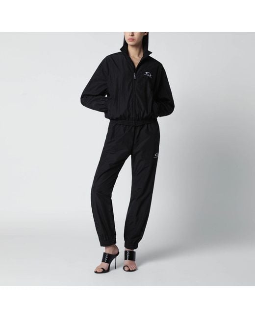 Balenciaga Black Loop Sports Icon Jogger Trousers