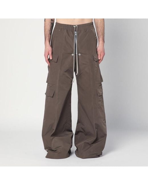Pantalone cargobelas color polvere di Rick Owens in Brown da Uomo