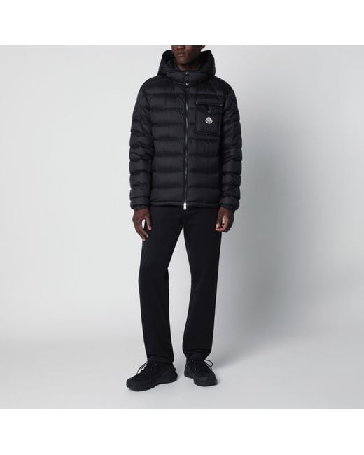 Moncler Black Verith Cropped Down Jacket for men