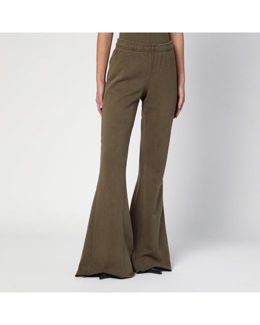 Entire studios Brown Organic Cotton Military Flared Trousers