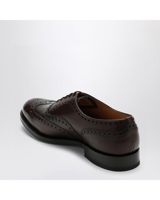 Church's Brown Lace-Up Brogue Shoes for men