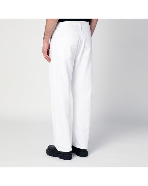 Agolde White Jeans In Regenerated Denim for men