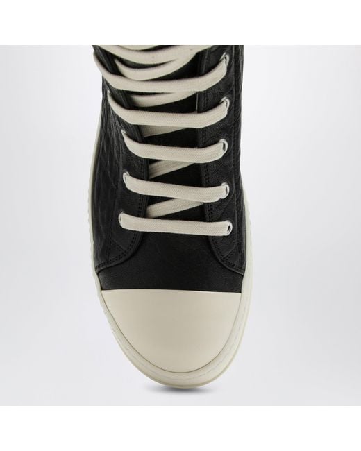 Rick Owens Black High-Top Sneakers for men