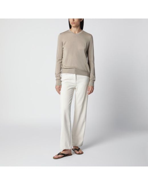 The Row Gray Ondre Sweater