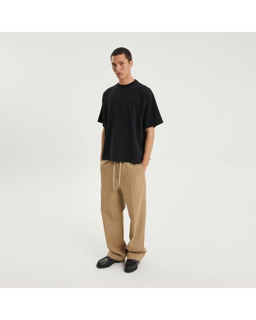 1989 STUDIO Black 1989 Logo's/S T-Shirt for men