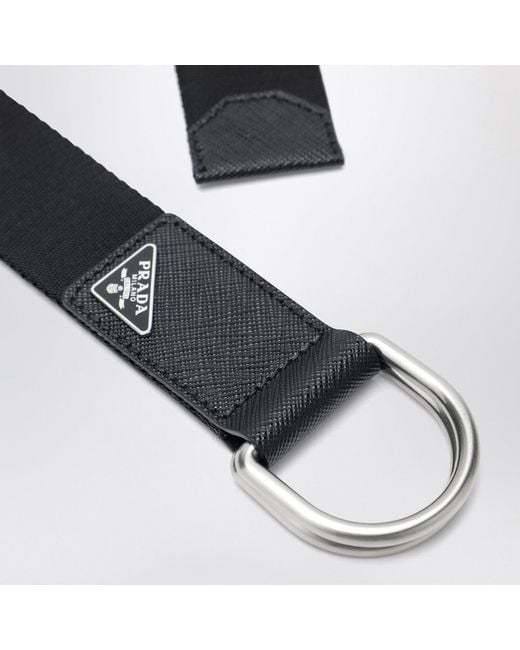 Prada Brown Re-Nylon Web Belt for men