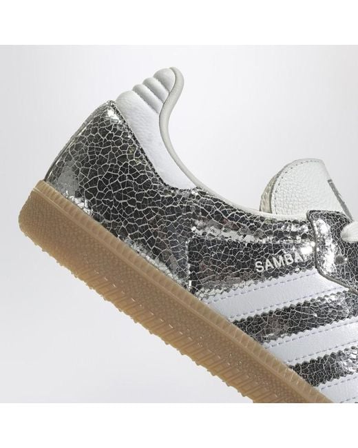 Sneaker samba og silver metallic/white di Adidas Originals