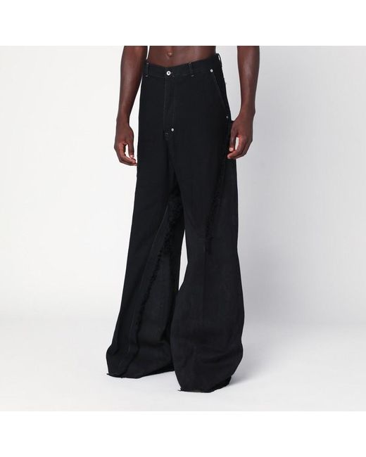 Pantalon Avec Des Franges Rick Owens pour homme en coloris Black
