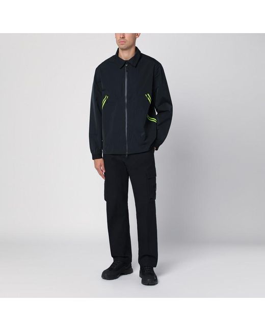Giacca camicia con zip nera di Purple Mountain Observatory in Black da Uomo