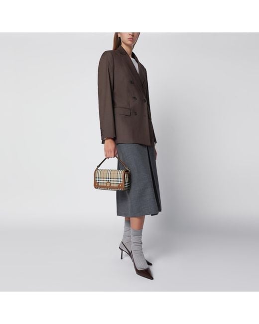 Burberry Metallic Small Note Bag With Handle