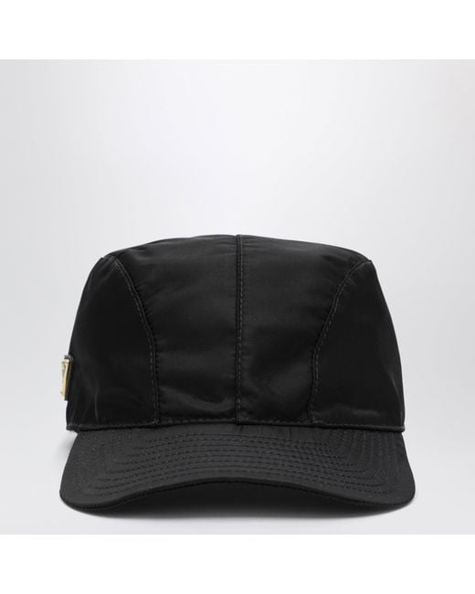 Prada Black Cap With Visor