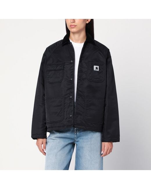 Carhartt Black Alumni Chore Coat Jacket