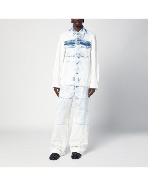 Dries Van Noten White Jeans With Drawstring for men