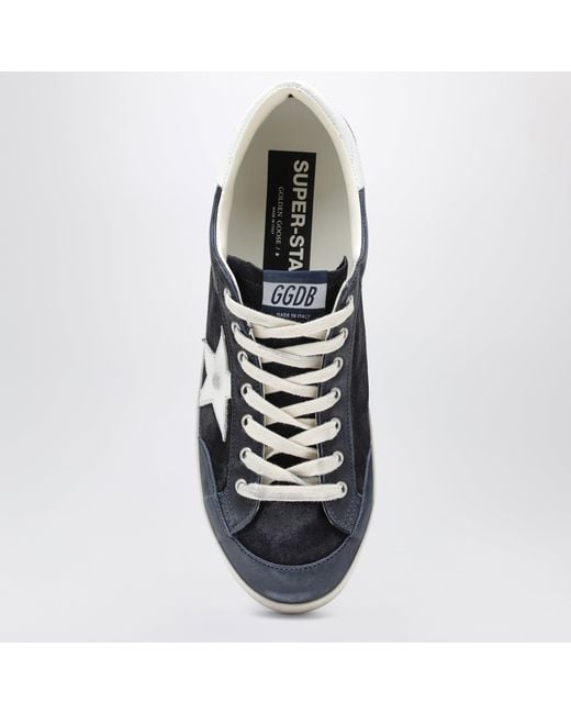 Golden Goose Deluxe Brand Blue Super-Star Sneakers for men