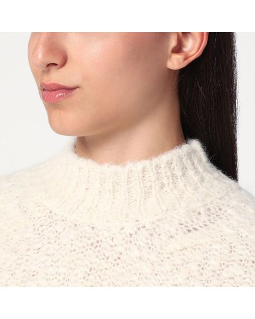 Maglione écru in misto alpaca di Isabel Marant in White