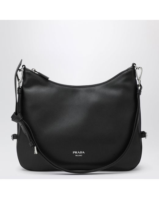 Borsa Fold Large di Prada in Black