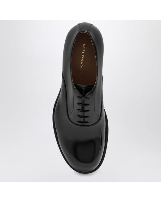 Dries Van Noten Black Lace-Up Shoes for men