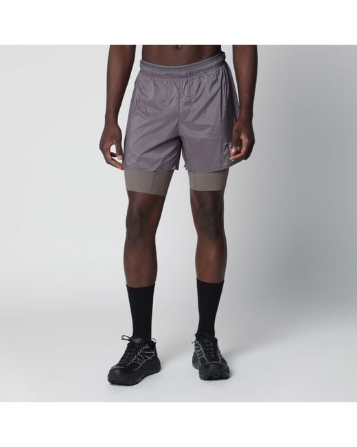 Satisfy Gray Shark Techsilk 8" Shorts for men