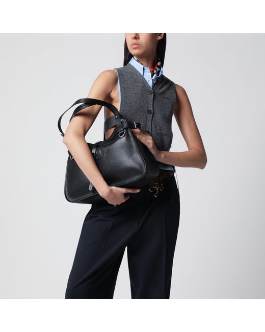 Miu Miu Black Leather Shoulder Bag