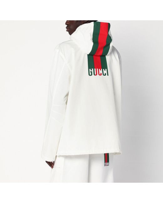 Gucci White Web Jacket for men