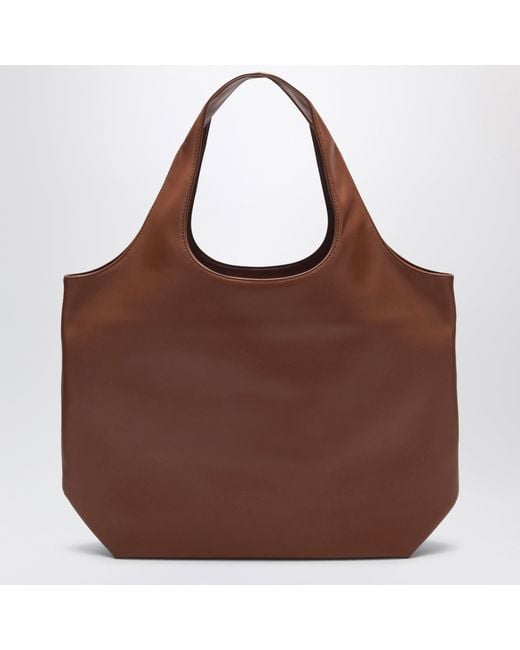 A.P.C. Brown Hazelnut Ninon Tote Bag