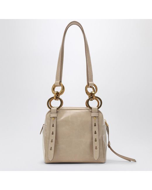 Bauletto mini dangle cipria di Prada in Natural