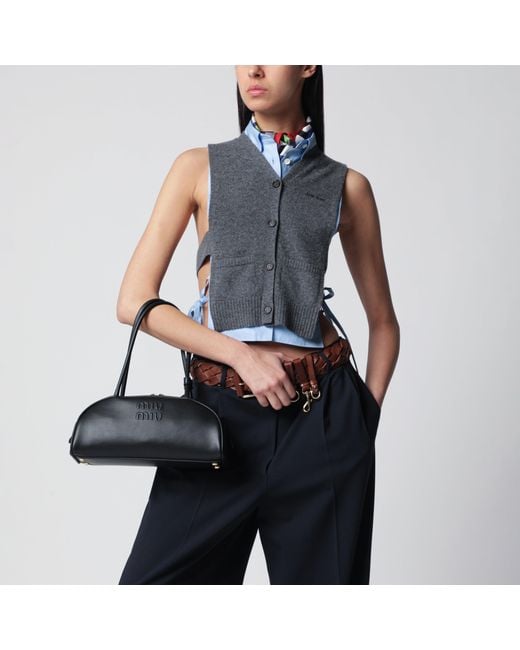 Miu Miu Black Medium Beau Bag