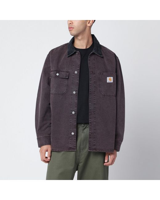 Carhartt Brown Mitch Shirt Jacket Palisander for men