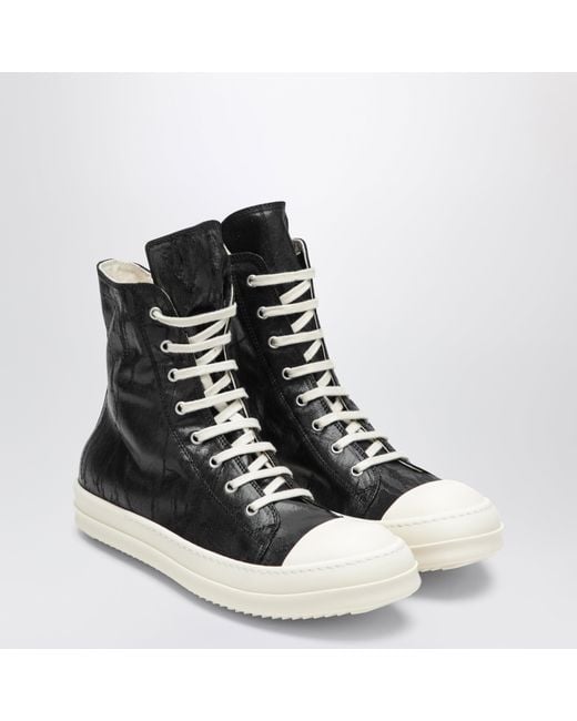 Rick Owens Black Tower Sneakers for men