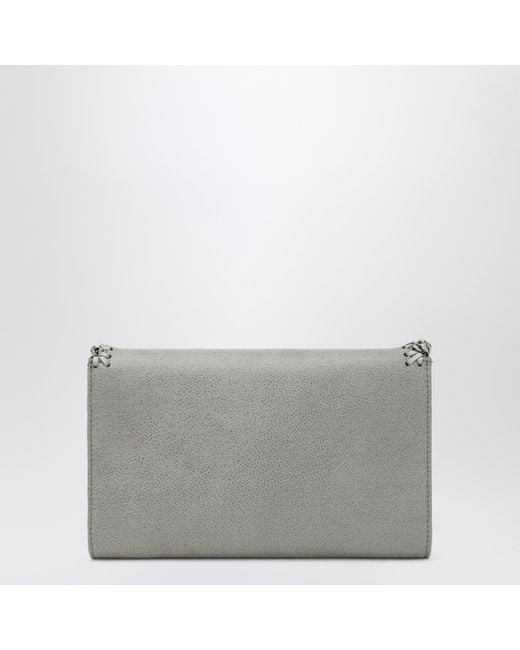 Stella McCartney Gray Light Falabella Crossbody Wallet Bag