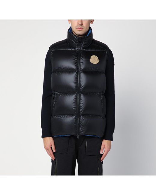 Moncler Black Sumido Padded Waistcoat for men