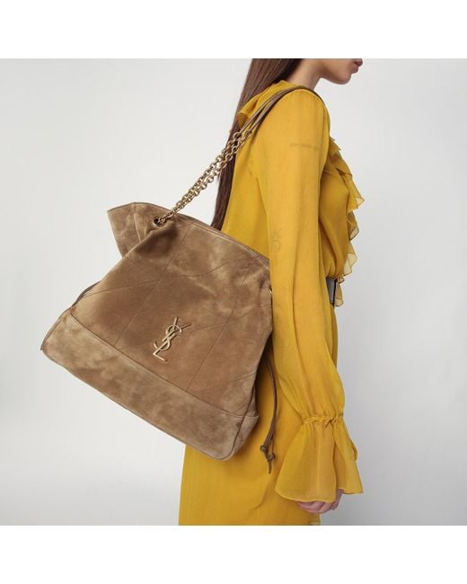 Saint Laurent Brown Borsa Shopping Jamie