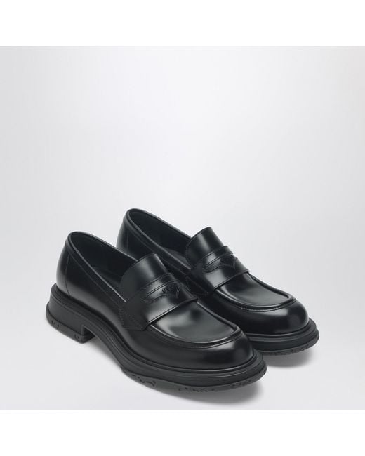 Gucci Black Loafer With Logo for men