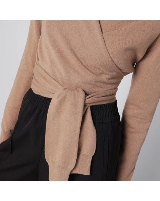Dolce & Gabbana Black Beige Wrap Cardigan In Cashmere