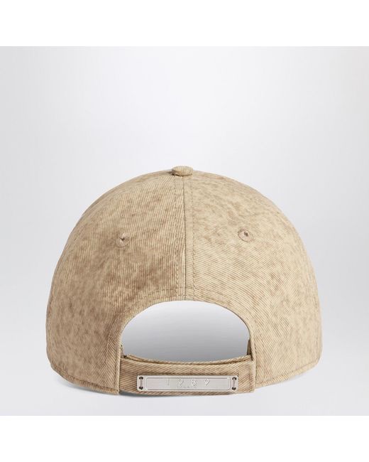 1989 STUDIO Natural Baseball Cap Denim Flock 1989 Camo for men