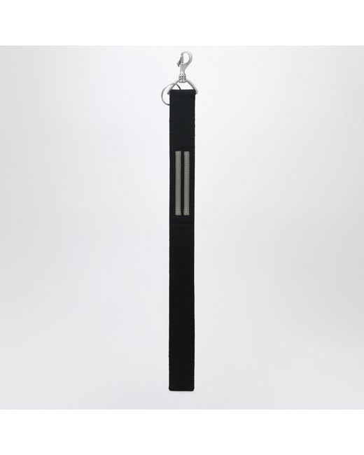 Rick Owens Black Keychain With Strap for men